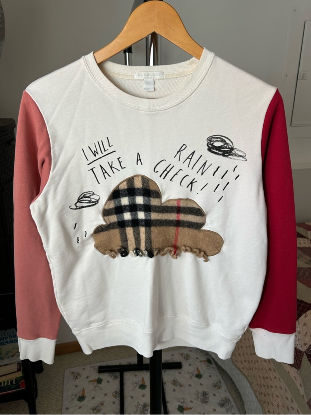 Burberry Nova Rain Check Sweatshirt